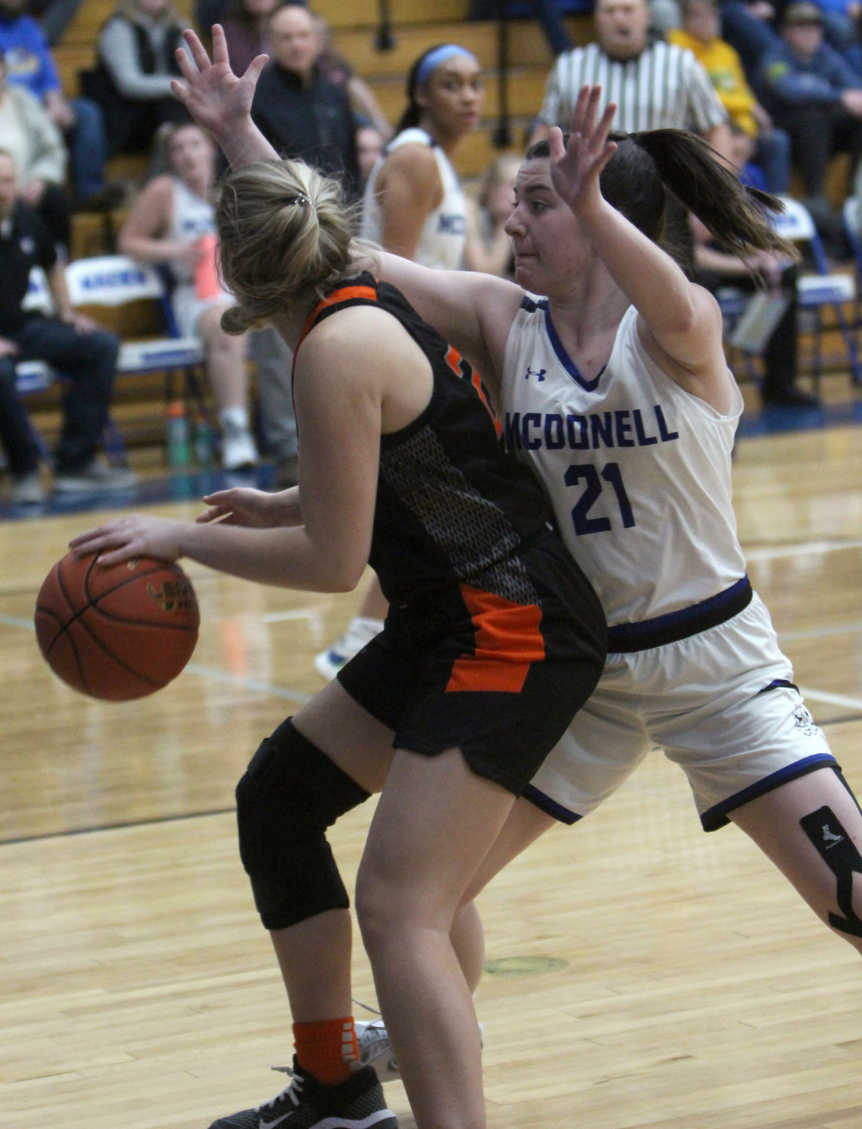 Bloomer at McDonell girls basketball 1-22-22